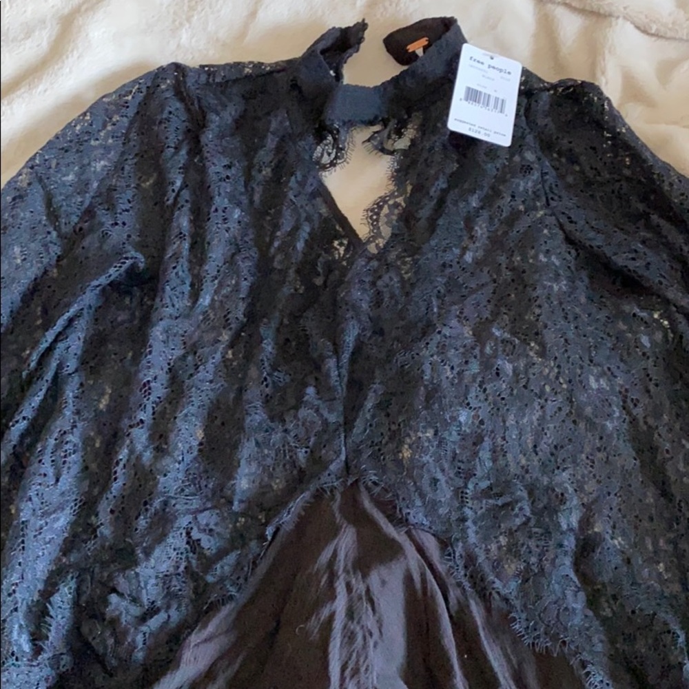 BRAND NEW WITH TAGS FREE PEOPLE LACE TUNIC